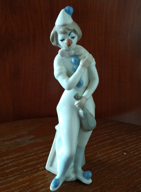 卡萨德 Casades 西班牙 皮耶罗小丑瓷偶 西洋人偶瓷器 收藏摆件