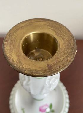 Augarten Vienna 奥格腾维也纳 Wien 奥地利孤品宫廷手绘烛台摆件