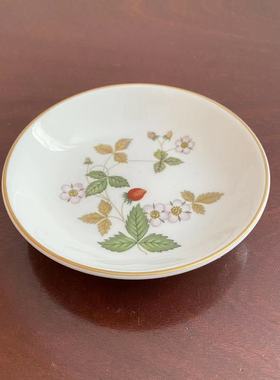 Wedgwood 韦奇伍德 野草莓骨瓷圆碟 英国 Wild strawberry 首饰盘