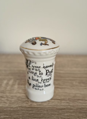 Arcadian 阿卡迪安 英国纹章瓷微缩摆件伯明翰邮筒 乔治五世徽章