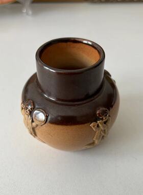 Royal Doulton 皇家道尔顿 Lambeth 兰贝斯稀有中古陶瓷浮雕水罐