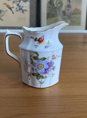 Royal Crown Derby 皇家皇冠德比 中古收藏瓷器花束奶壶 花卉糖碗