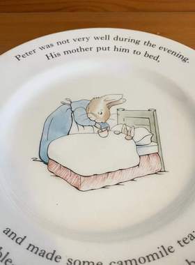Wedgwood 韦奇伍德 英国原品彼得兔收藏圆碟 儿童卡通装饰纪念盘