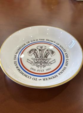Royal Worcester 皇家伍斯特 1981年皇家婚礼纪念收藏碟 限量赏盘