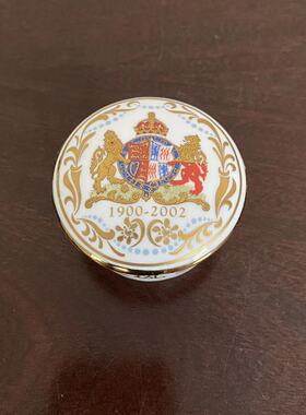 The Royal Collection 皇家收藏 2002年女王母亲纪念瓷罐 首饰盒