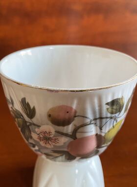 Shelley 雪莱 英国骨瓷高脚杯 雪莉酒杯 收藏瓷杯 摆件花瓶瓷烛台