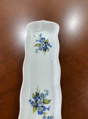 Limoges 法国利摩日 中古收藏瓷笔盘 刀叉碟餐盘 摆件首饰项链碟