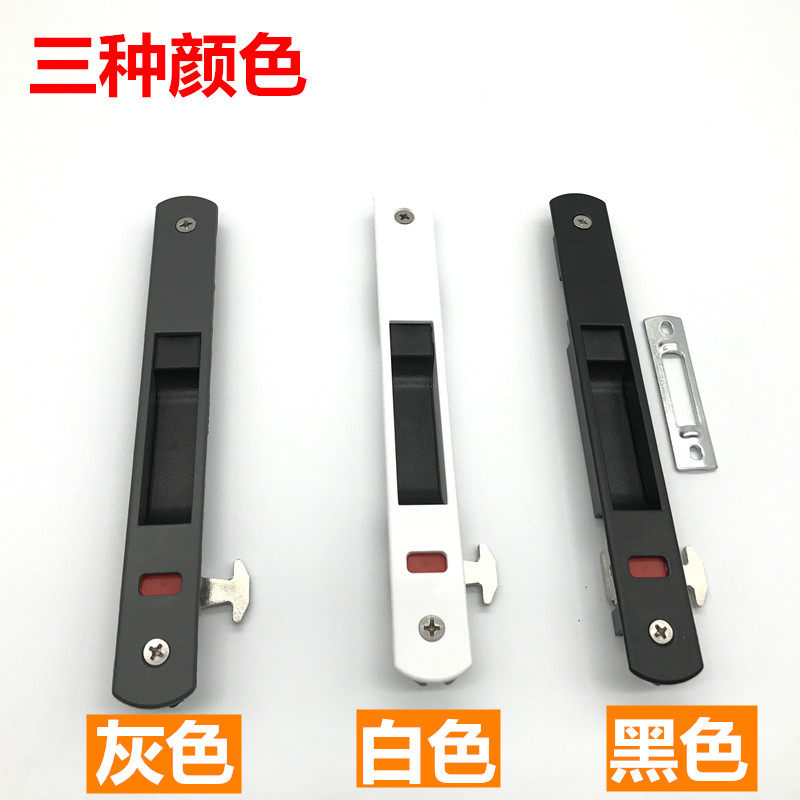老式90铝合金门窗钩锁推拉门锁断桥移窗户锁扣防盗勾锁单面条形锁_虎窝淘