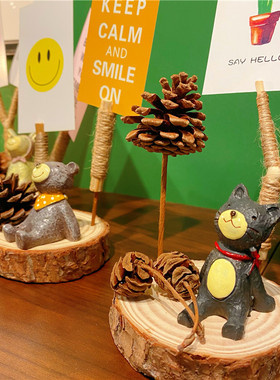 木制照片夹zakka店铺纯手工相框