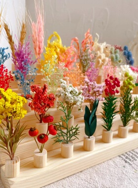 森系干花手工diy材料包幼儿园