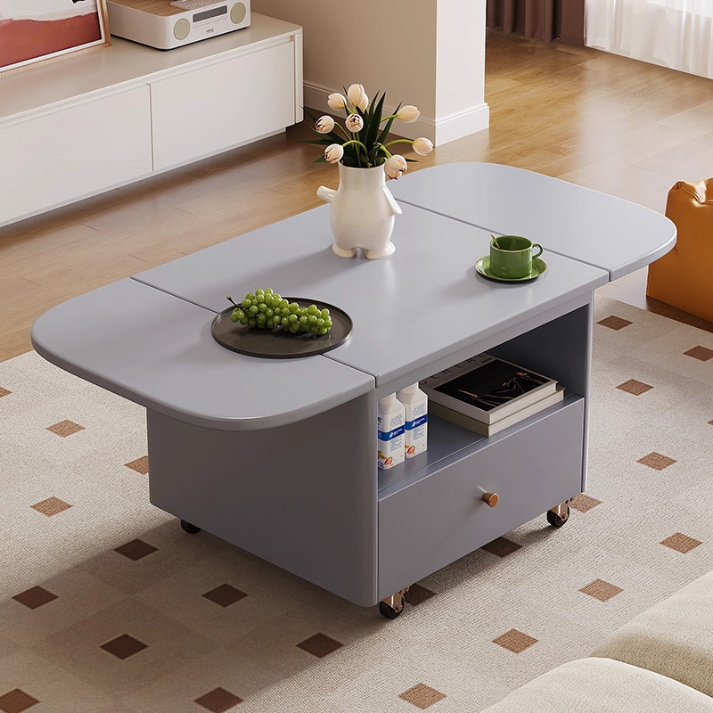 可移动实木折叠茶几餐桌两用经济型简约边几小户型客厅沙发边柜,淘宝优惠券,粉丝福利购,淘宝优惠卷