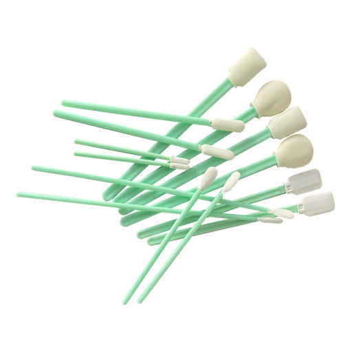 无尘棉签擦拭棒海绵头清洁棒扁头圆头激光专用无尘布棉签宠物牙刷 - 图3