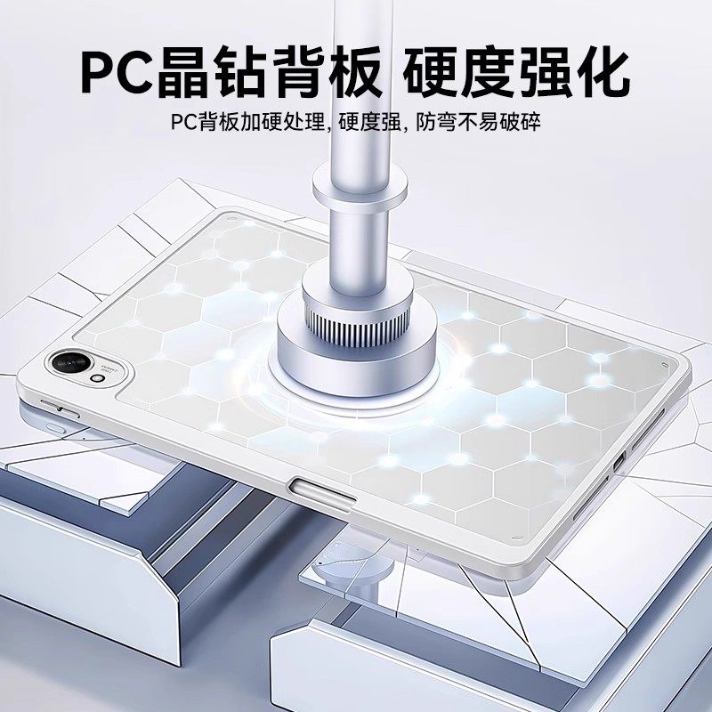 适用ipadA16保护套3+Y折磁吸拆分带笔槽A3354/A3355亚克力防弯ipad第11代2025新款搭扣A3356多角度支撑平板壳,淘宝优惠券,粉丝福利购,淘宝优惠卷