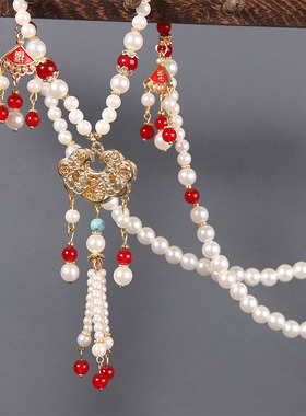 璎珞背云流苏古风珍珠颈饰新中式