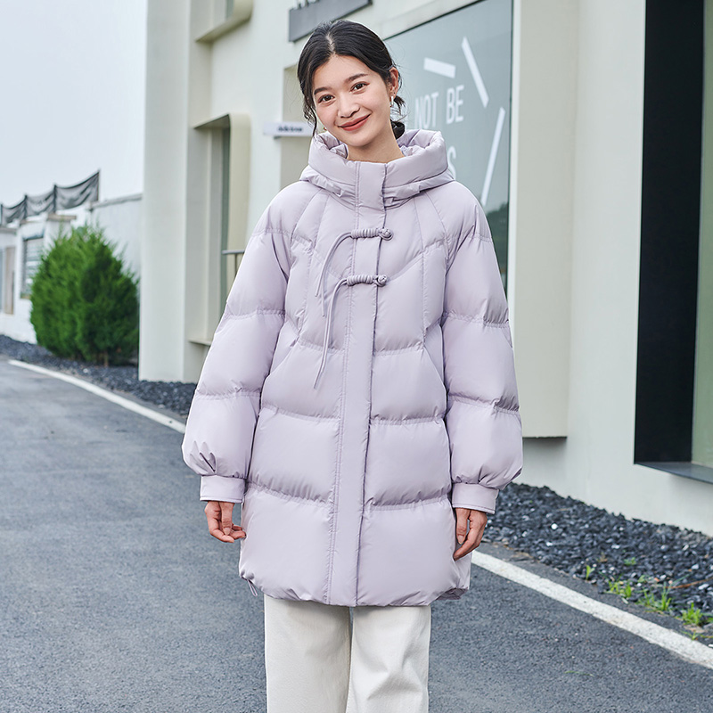 坦博尔2020年新款羽绒服女妈妈款连帽大码宽松冬季中老年保暖外套_淘宝内购会_女装/女士精品-第5张图片-提都小院