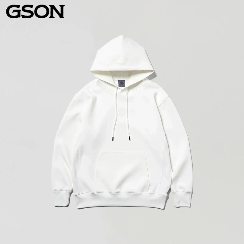 森马GSON 圆领连帽纯色卫衣秋冬宽松情侣卫衣加绒加厚长袖多色_淘宝内购会_女装/女士精品-第4张图片-提都小院