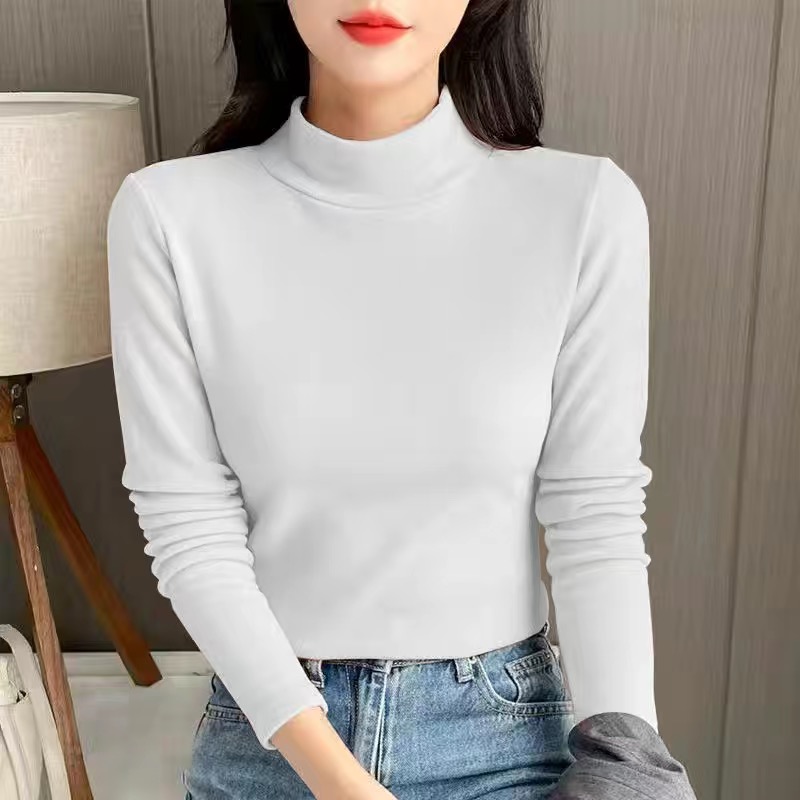 唐狮集团DESSO秋冬德绒内搭打底衫女百搭保暖长袖上衣新款_淘宝内购会_男装