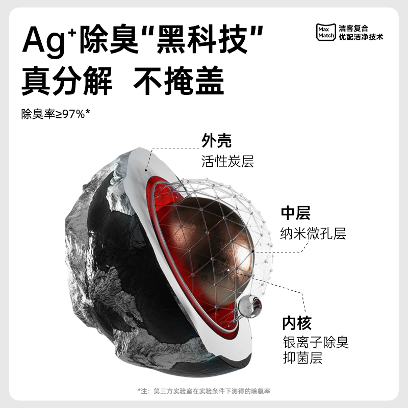 洁客混合猫砂膨润土豆腐混合砂除臭低尘吸水结团竹盐翠障10公斤