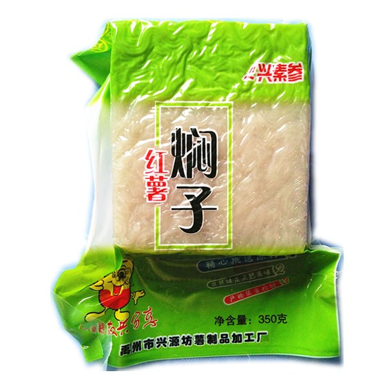 红薯焖子350g农家粉条特色手工河南许昌特产皮渣扁垛原味特色美食 - 图3