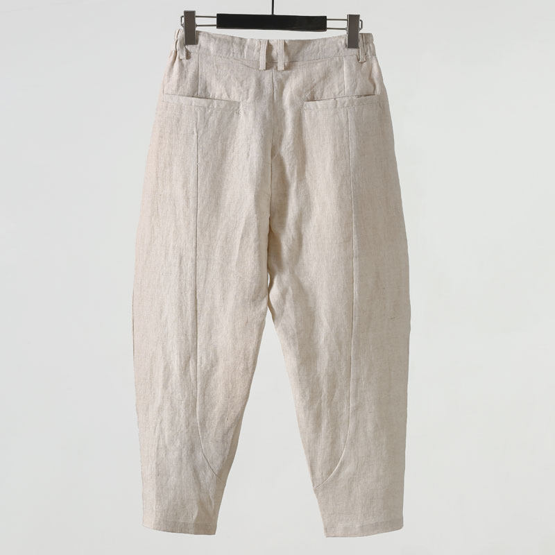 亚麻裤男九分裤夏季薄款修身棉麻宽松小脚休闲裤男麻料裤子,淘宝优惠券,粉丝福利购,淘宝优惠卷