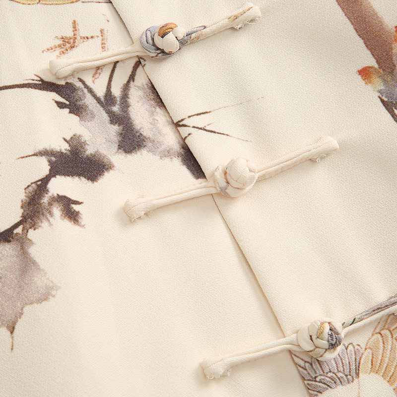 春季中国风唐装外套男春款新款改良长袖外套原创盘扣百鸟印花上衣,淘宝优惠券,粉丝福利购,淘宝优惠卷