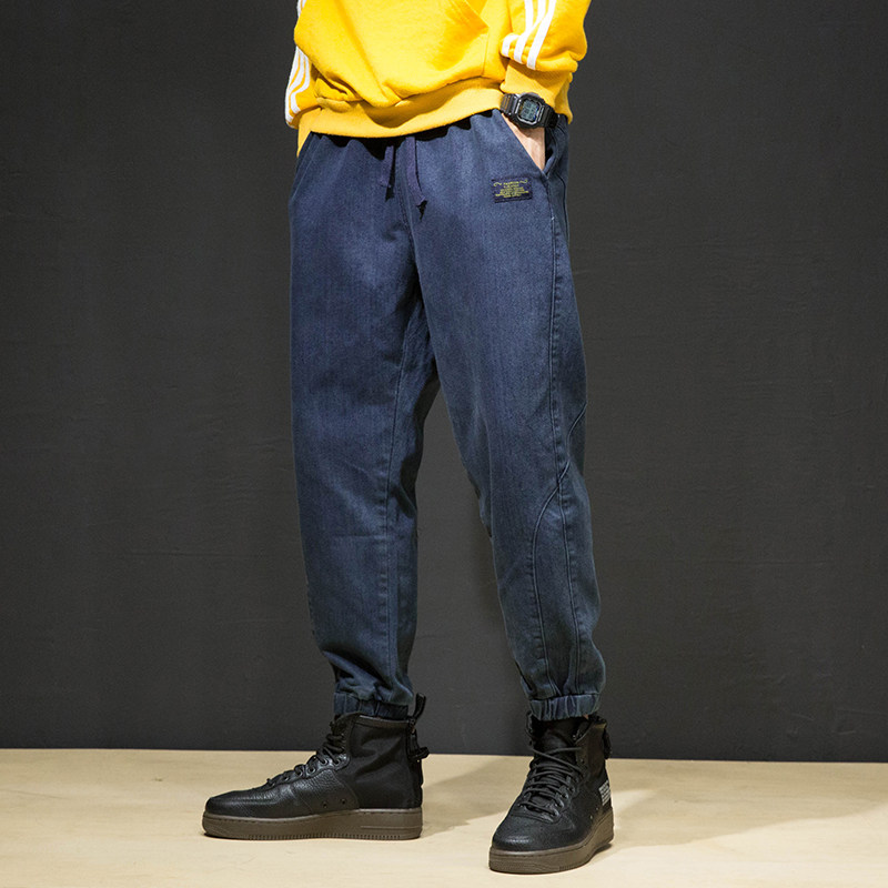 秋冬男士宽松加肥加大码胖子牛仔裤 牧蕾牛仔裤