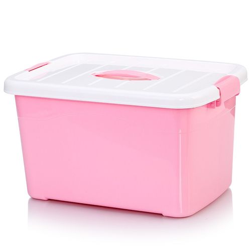 透明收纳箱塑料衣服玩具特大号储物箱子收纳盒加厚整理箱家用手提 - 图3