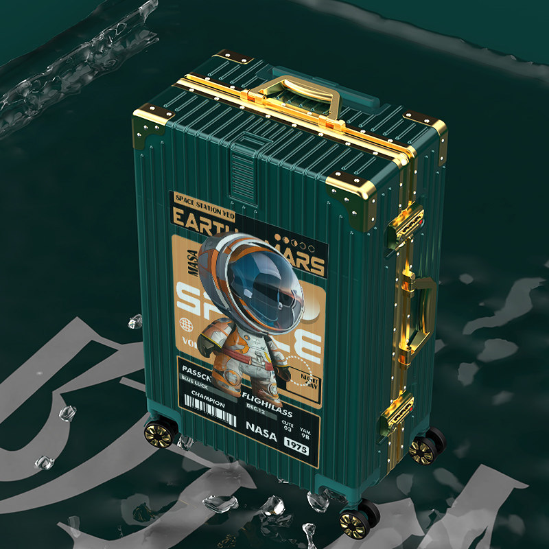 nans宇航员新款男20寸旅行拉杆箱 卡新旅行箱