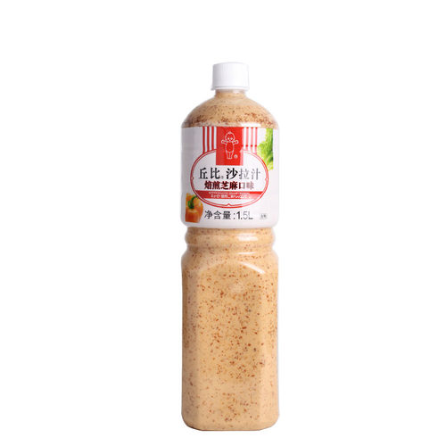 【摩坊】丘比沙拉汁 焙煎芝麻口味1.5L寿司蔬果沙拉酱烘焙原料 - 图3