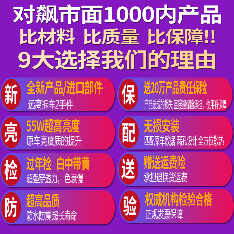 适用高尔夫7途观L帕萨特速派奥迪A3A6疝气大灯LED近光D5S氙气灯泡 - 图0