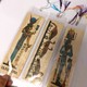 In stock, Egyptian bookmarks, printed papyrus paintings, a set of 10 sheets, direct purchase from Egypt, large bookmarks