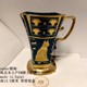 Spot Egyptian FM brand cultural and creative porcelain cup 13.5cm cat god green gold cup upgraded version original box