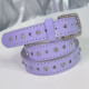 Y2K hot girl love rhinestone metal belt