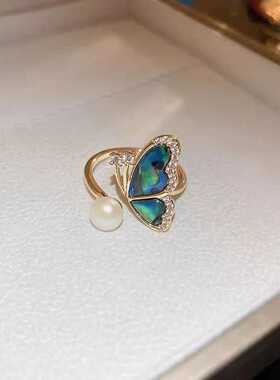 开口可调节食指戒小众