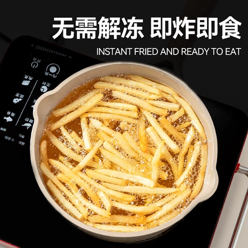 Жареная картофель фри замороженные полуфабрикаты с воздушной фритюрной пищей самимпула закуски грубые и прекрасные коммерческие оптовые ингредиенты закуски