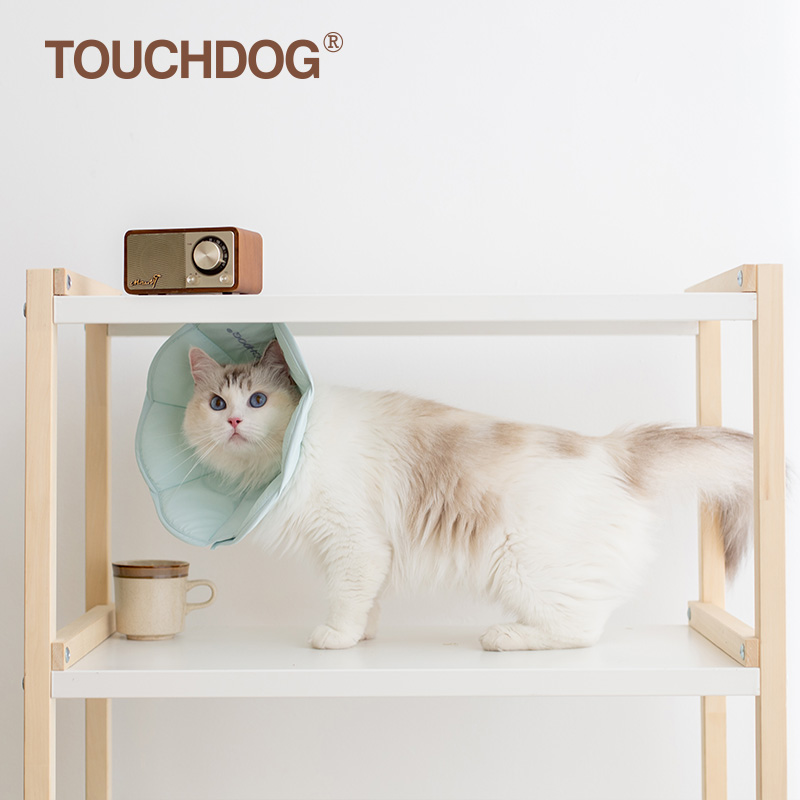 touchdog宠物伊丽莎白圈猫咪项圈马卡龙防舔咬颈脖圈宠物头套绝育 - 图0