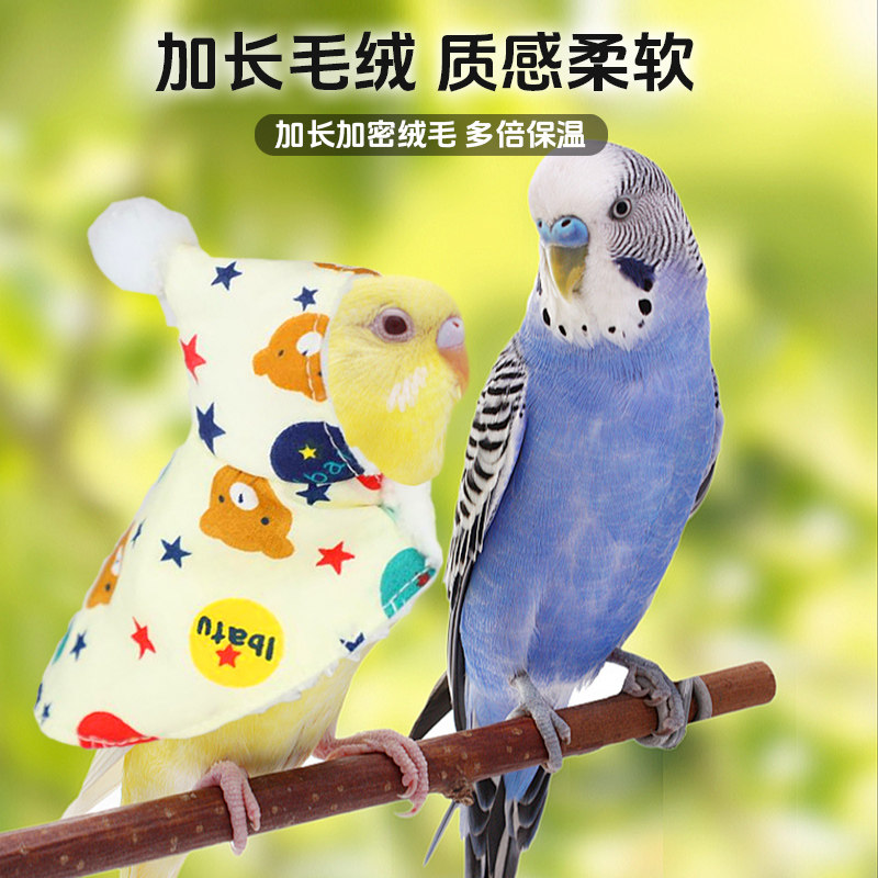 鹦鹉披风斗篷小鸟衣服鹦鹉专用牡丹玄凤加厚保暖外出服饰过冬用品,淘宝优惠券,粉丝福利购,淘宝优惠卷