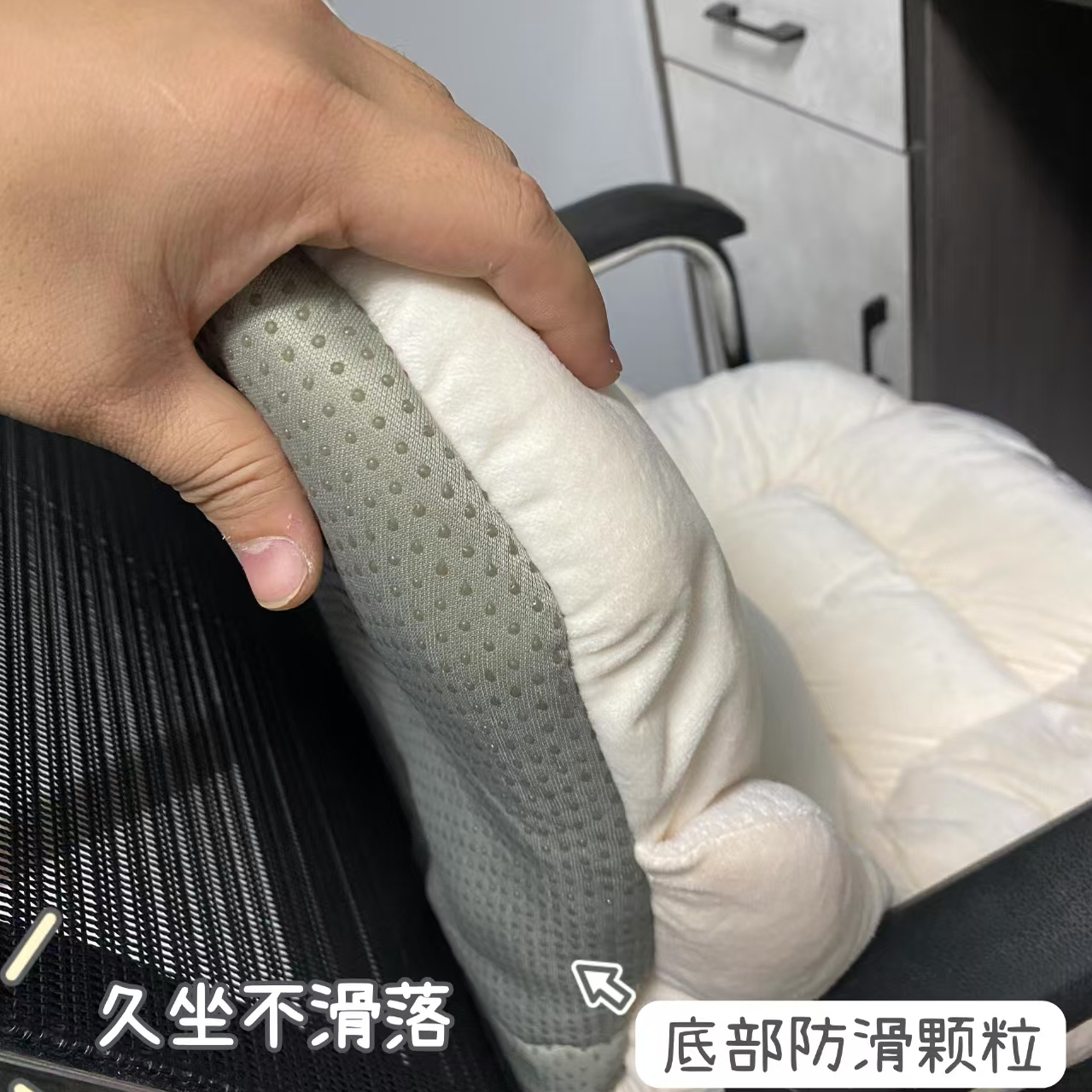 电加热坐垫办公室靠背一体插电发热暖垫子加厚工位取暖神器可拆洗