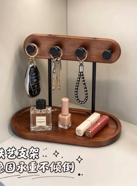 钥匙收纳架中古风入户玄关置物架