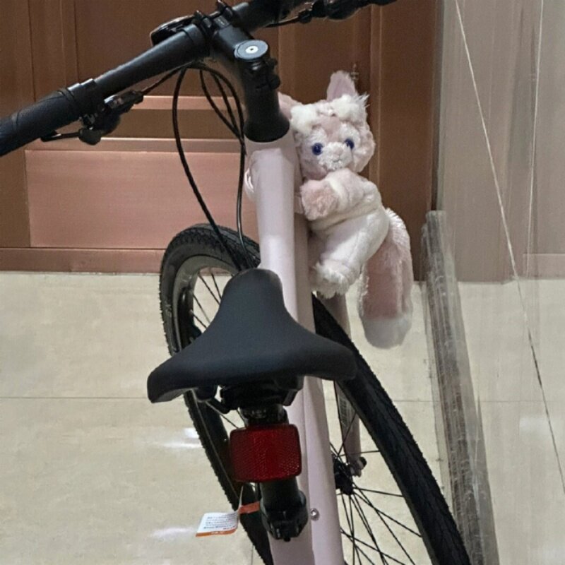自行车装饰公路车可爱玩偶配饰骑行山地车电动车趴趴卡通公仔摆件