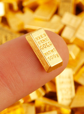 合金实心元宝摆件聚宝盆米缸