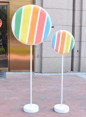 户外商场美陈玻璃钢大摆件