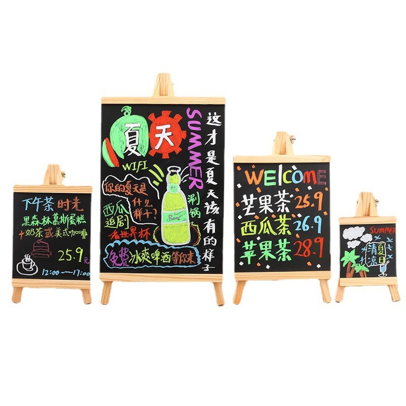 户外摆摊手写小黑板奶茶店创意展示牌酒吧夜光装饰超市价格标识牌 - 图3