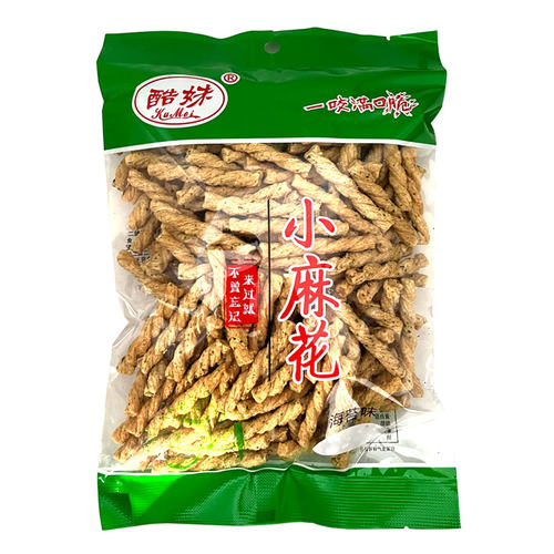 酷妹手工小麻花酥脆香辣味260g袋网红办公休闲零食海苔味250g袋 - 图3