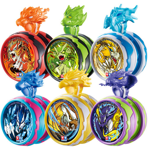 悠悠球奥迪双钻正版火力少年王yoyo球玩具儿童溜溜球回旋天极战虎 - 图0
