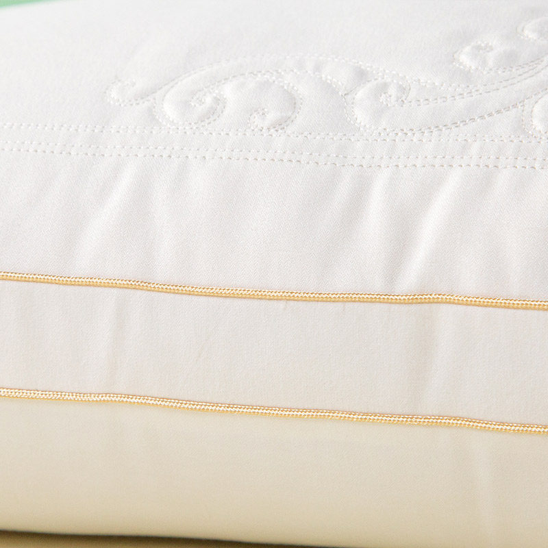 富安娜蚕丝枕头单人成人护颈椎枕芯欧式提花轻奢软枕头芯一个装,淘宝优惠券,粉丝福利购,淘宝优惠卷