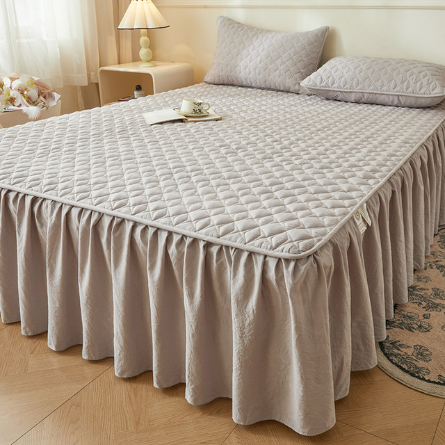 Cotton bed skirt Korean single piece lace bed cover