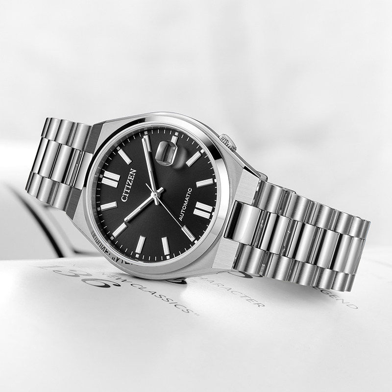 西铁城新款me彩系列大三针男泡泡镜 西铁城海外日韩腕表