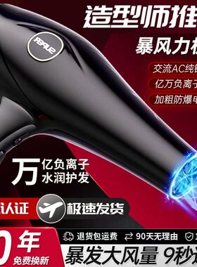 吹风机家用大风力吹风筒发廊大功率电吹风负离子恒温冷热电吹风机