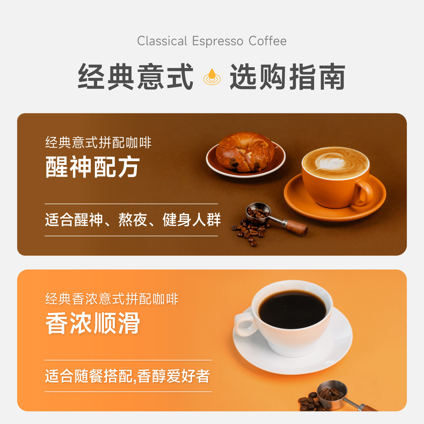 FISHER啡舍经典意式拼配咖啡豆油脂王新鲜烘焙深度烘焙低酸可磨粉 图 2